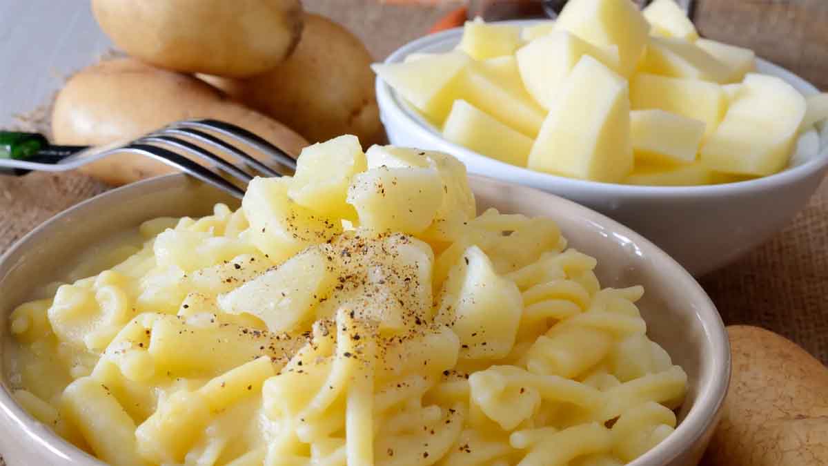 pâtes et pommes de terre light
