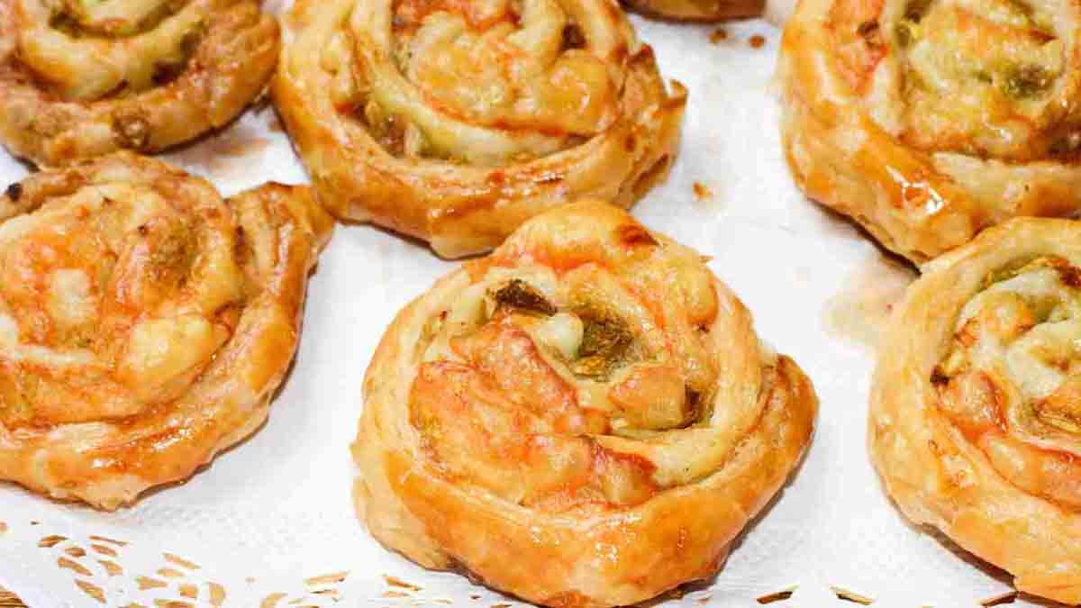roulés au saumon et au fromage