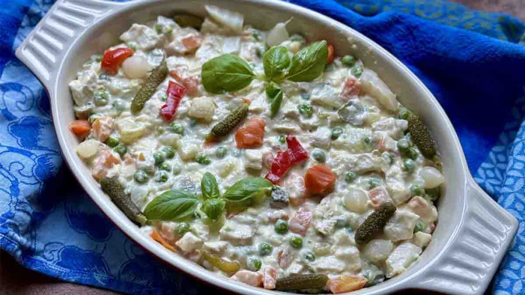 salade russe au poulet
