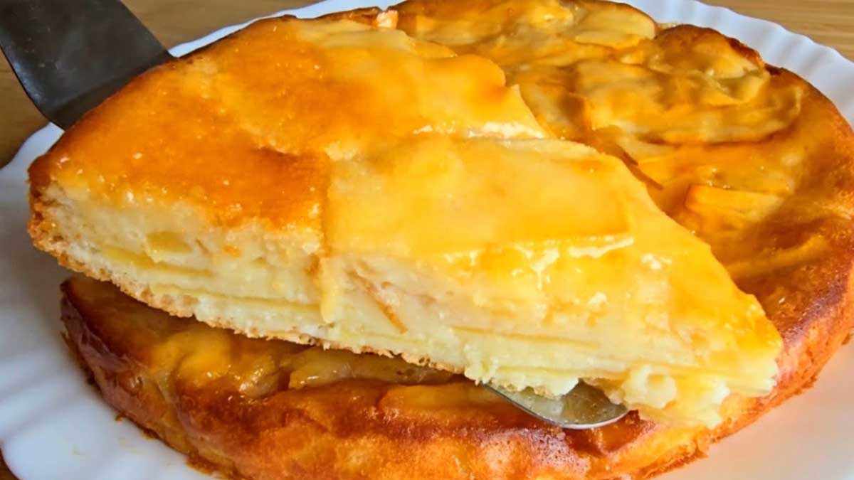 tarte aux pommes et au yaourt unique