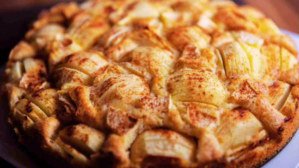 tarte aux pommes sans œufs