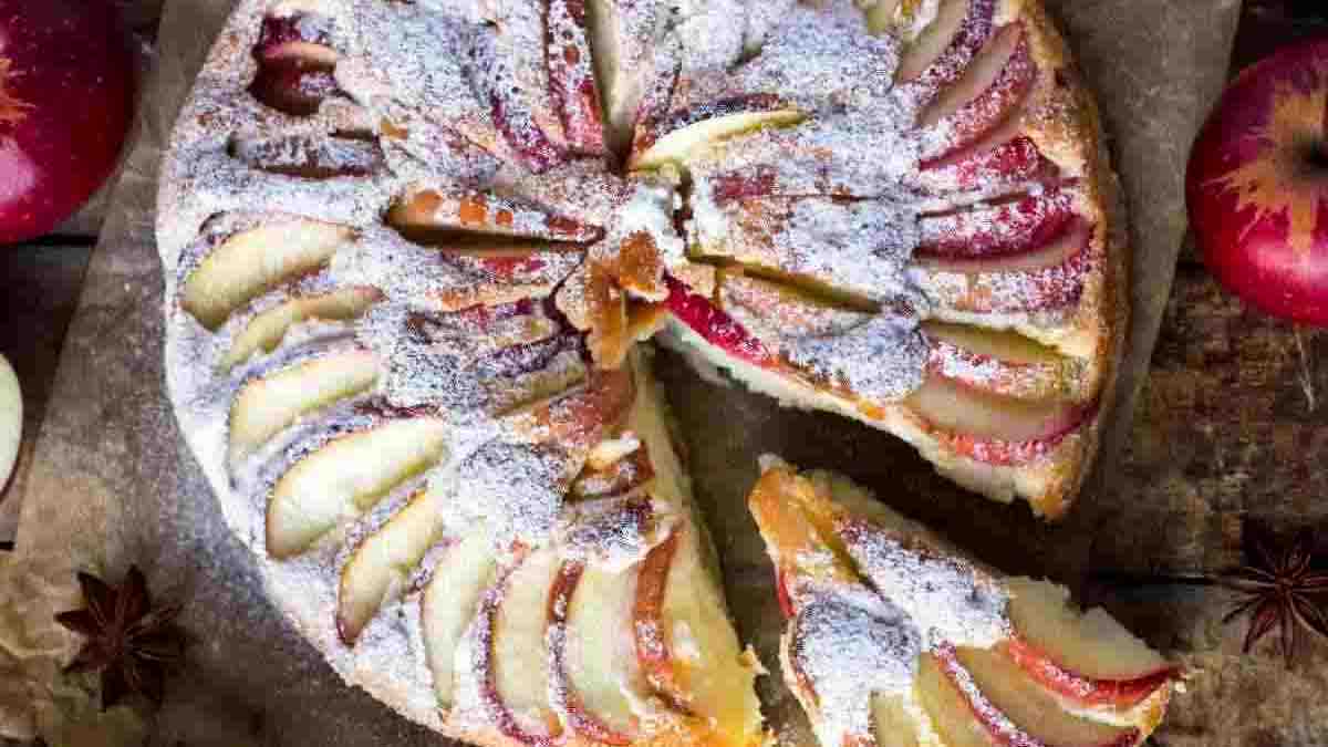 tarte aux pommes très légère