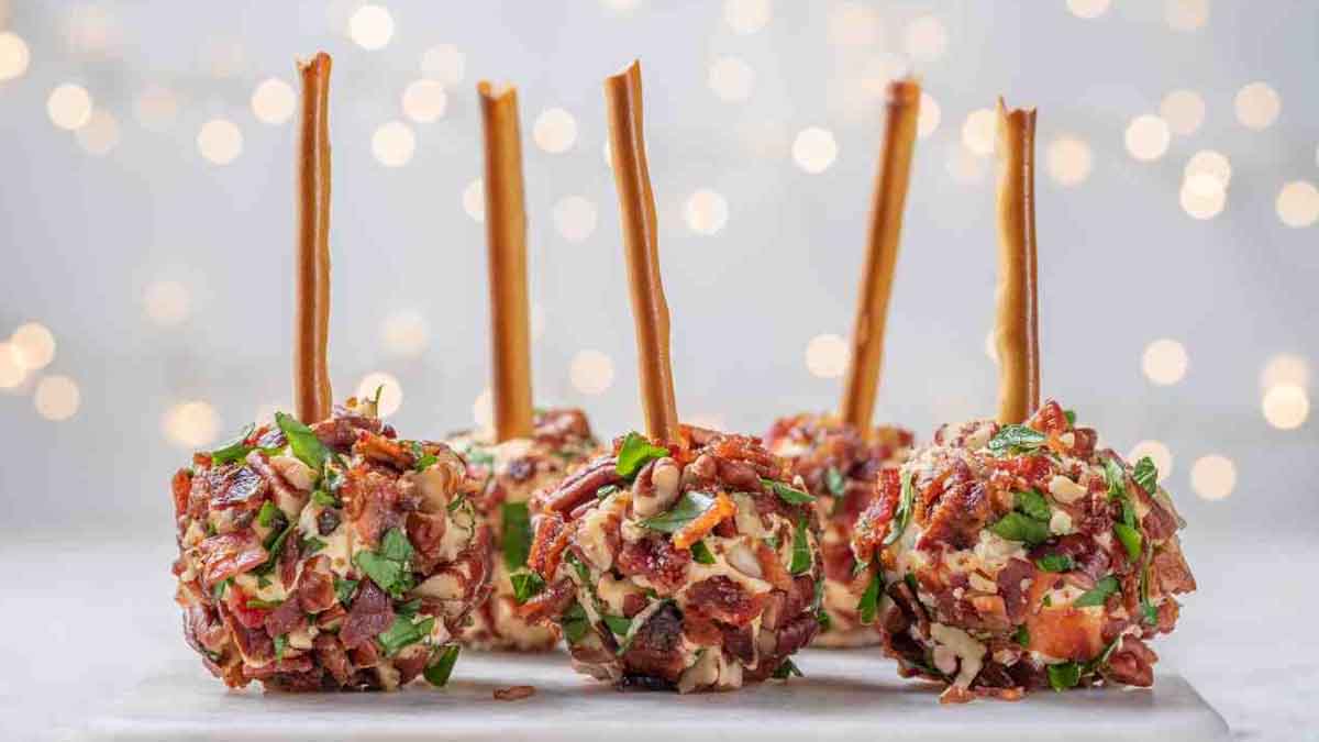 truffes au fromage et aux fruits secs