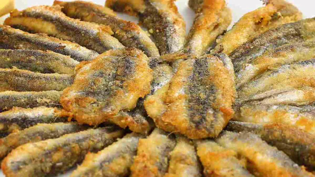 anchois frits croustillants