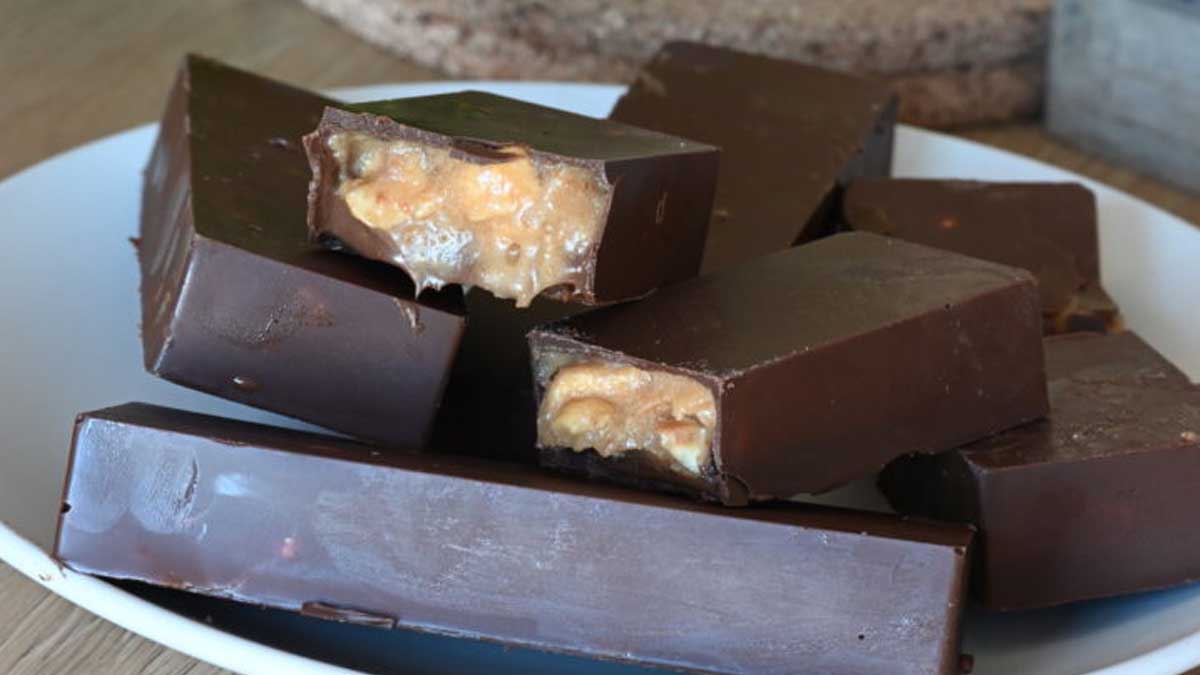 barres de caramel maison