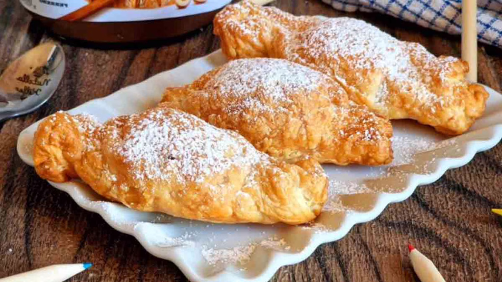 croissants feuilletés au Nutella à la friteuse à air