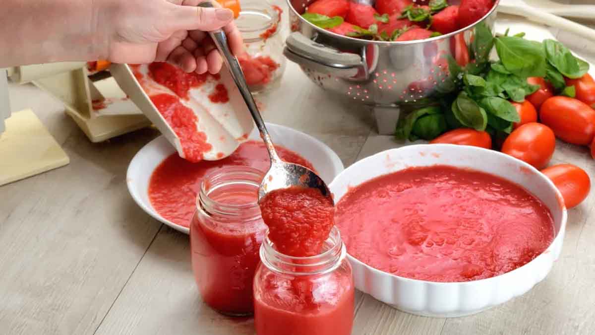 faire du concentré de tomate