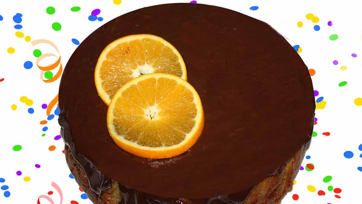 gâteau moelleux à l’orange et au chocolat