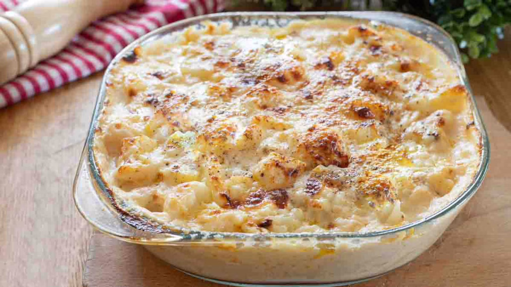 gratin de chou-fleur et de pommes de terre