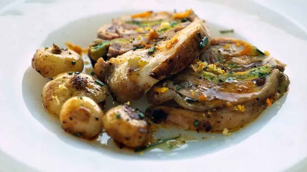 lapin rôti au thym