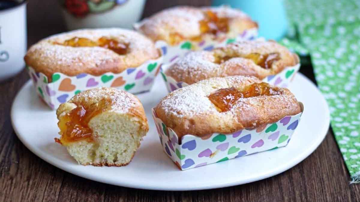 mini-cakes à la confiture au thermomix