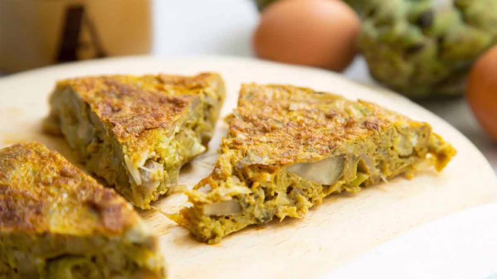 omelette aux artichauts