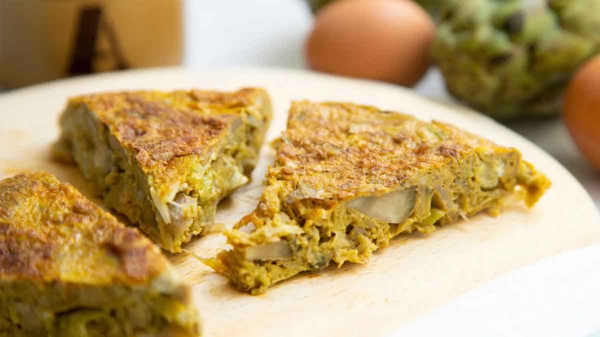 omelette aux artichauts