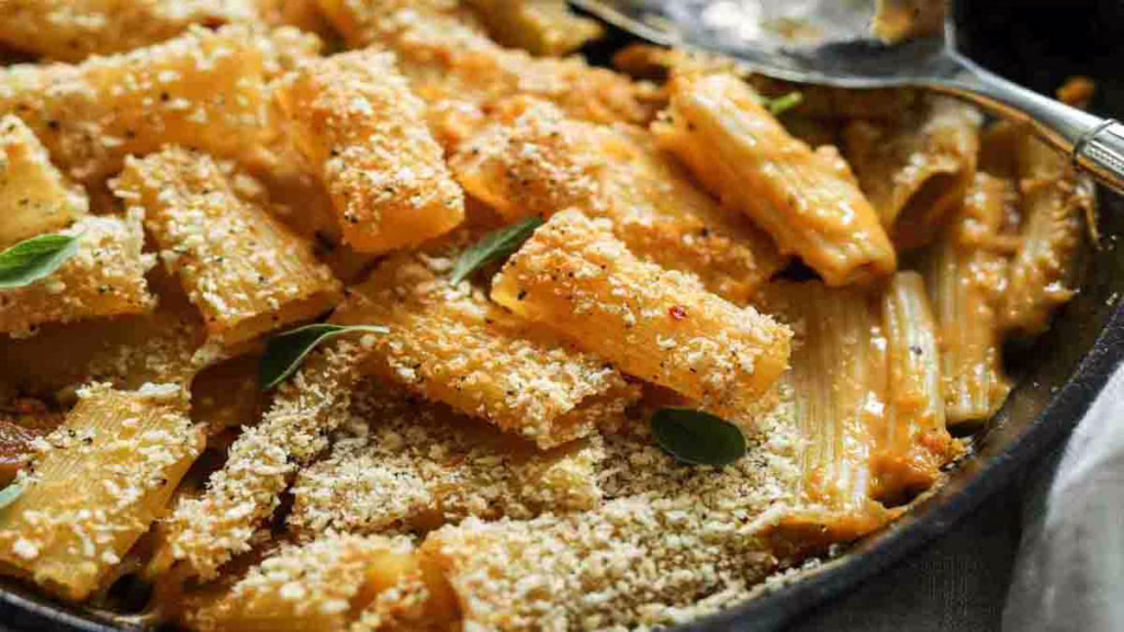 pâtes à la ricotta et aux noix