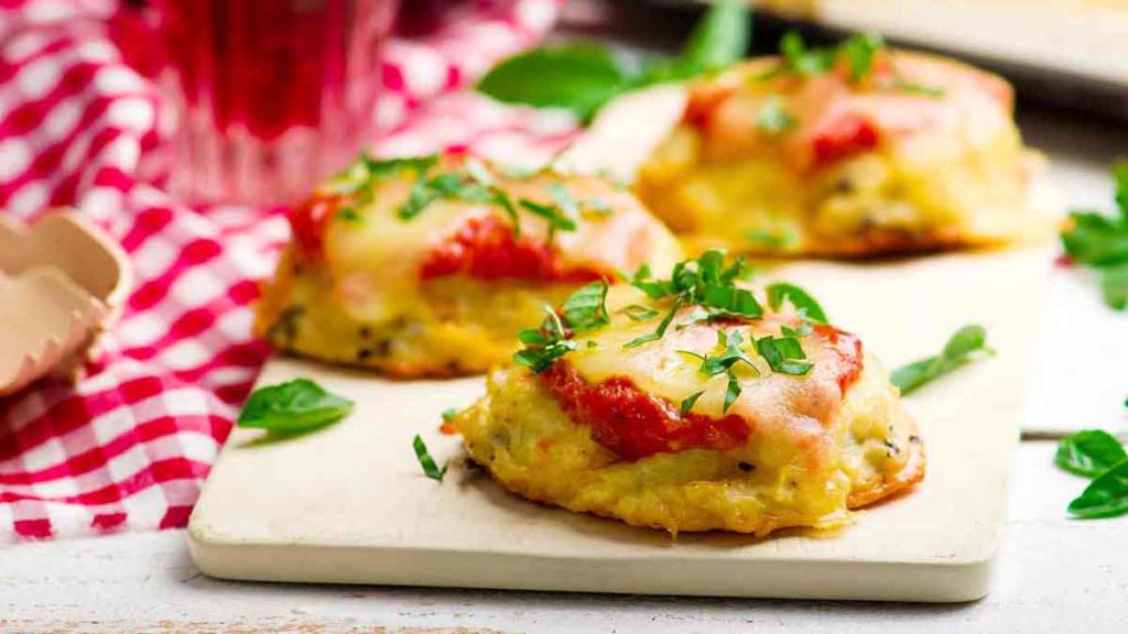 pizzas au chou-fleur à la Sorrente