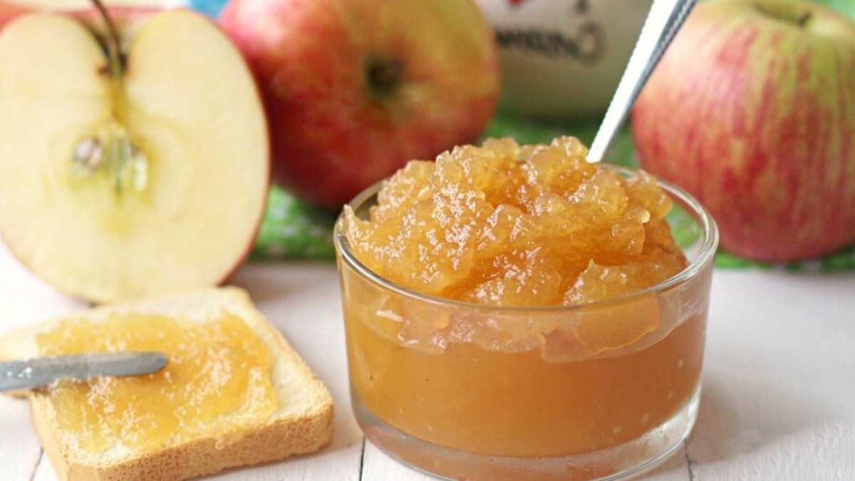 recette de confiture aux pommes et à la cannelle