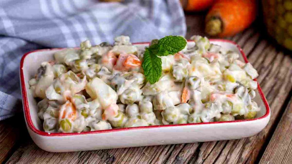salade russe sans lactose