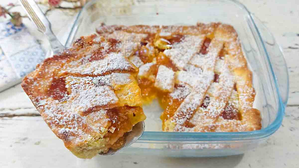 tarte à la confiture sans beurre