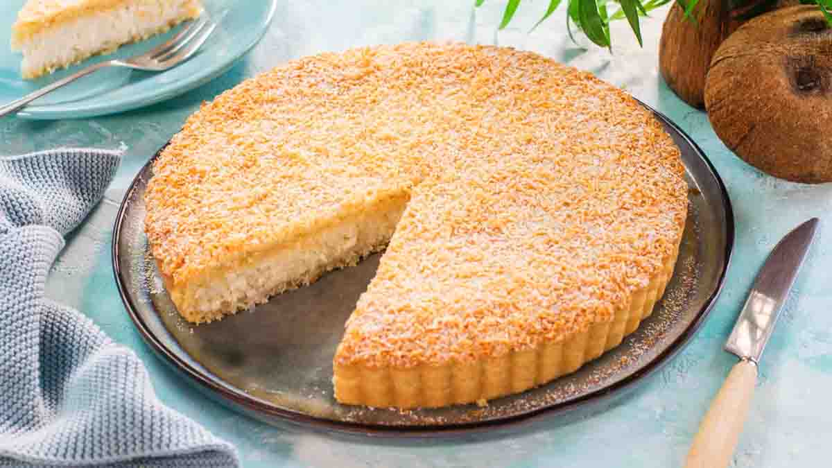 tarte brisée à la noix de coco