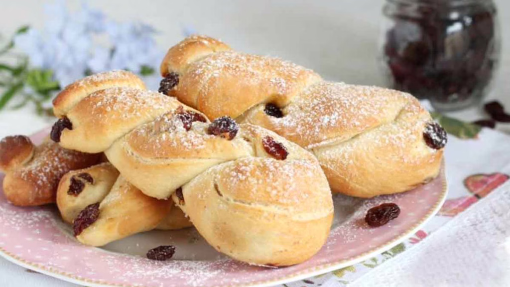 tresses moelleuses aux raisins secs