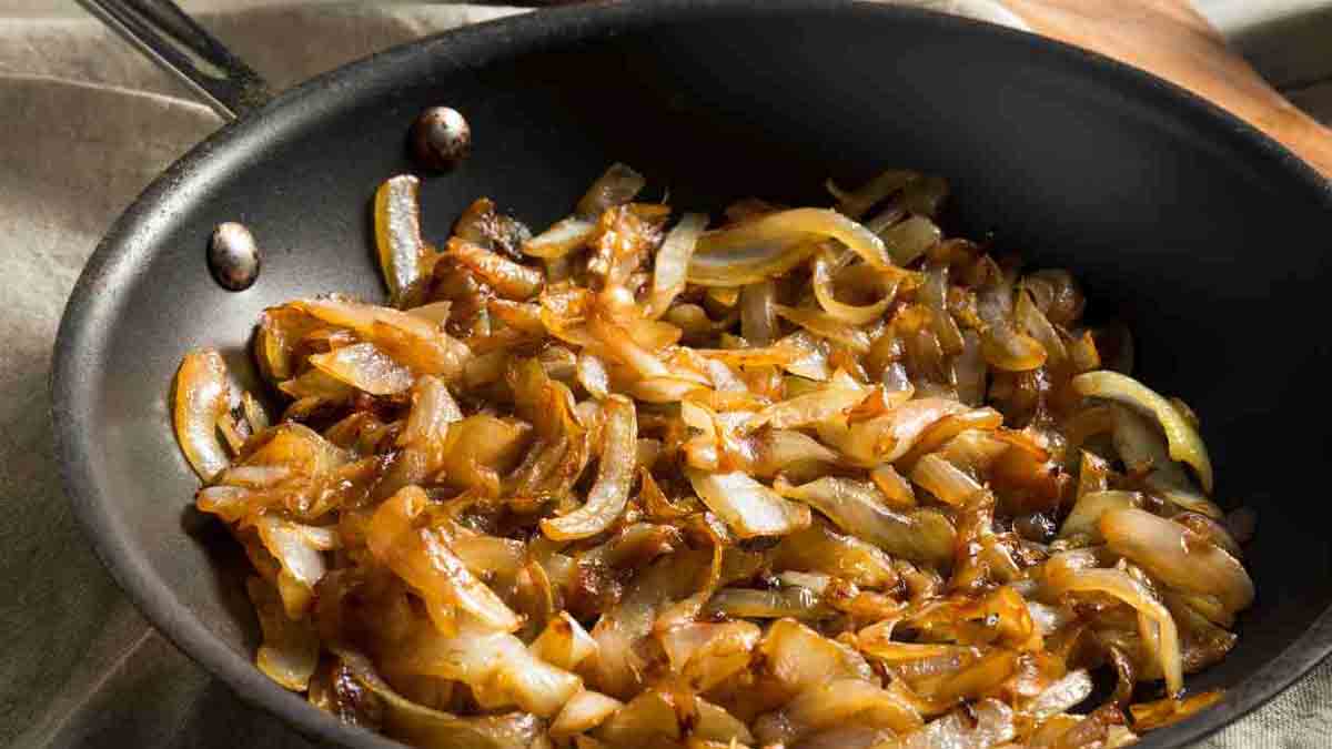 fenouil et oignons caramélisés