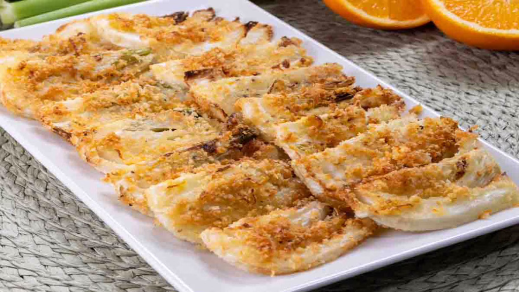 fenouil gratiné à la friteuse à air