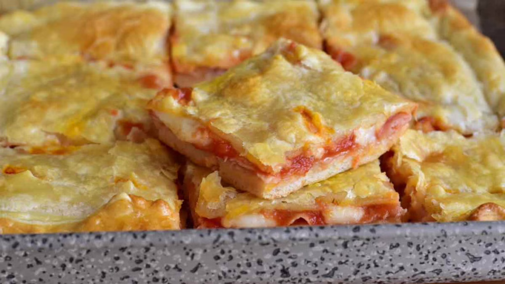 feuilleté rustique façon pizza