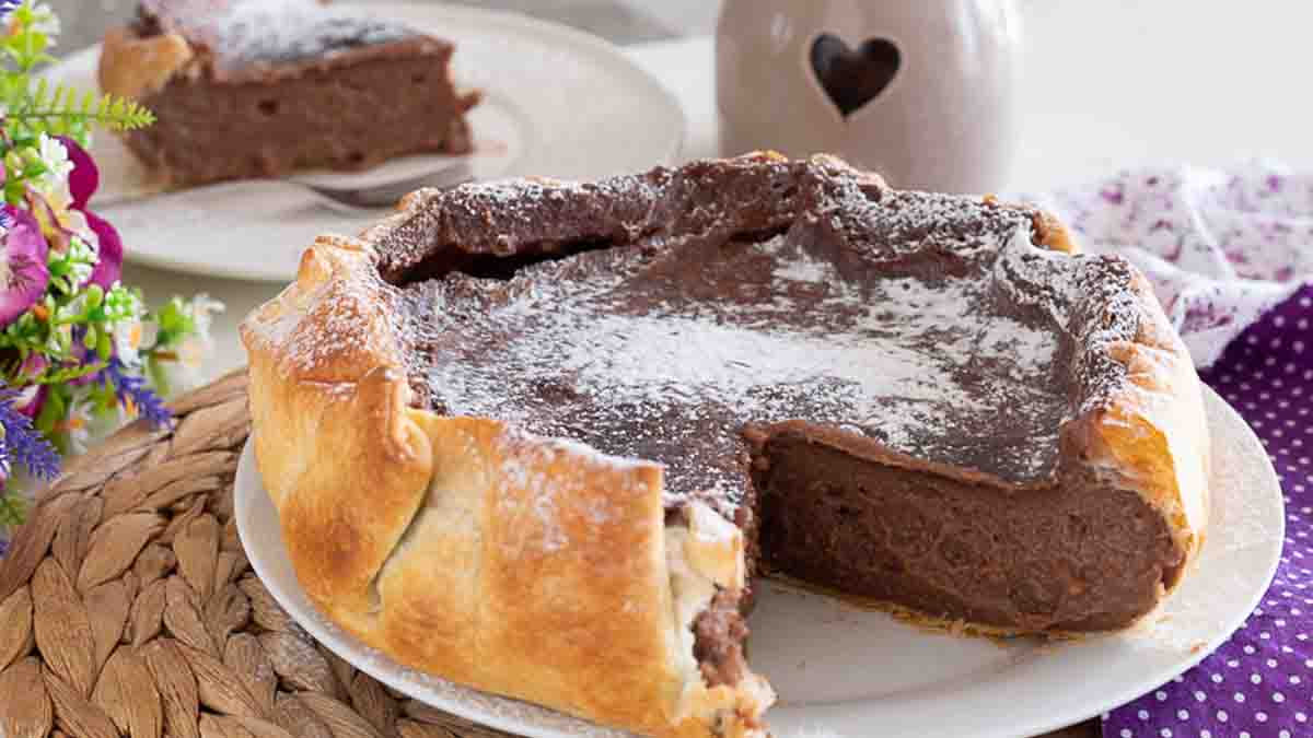 flan au Nutella