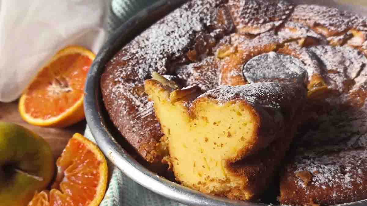 gâteau à l’orange et à la pomme