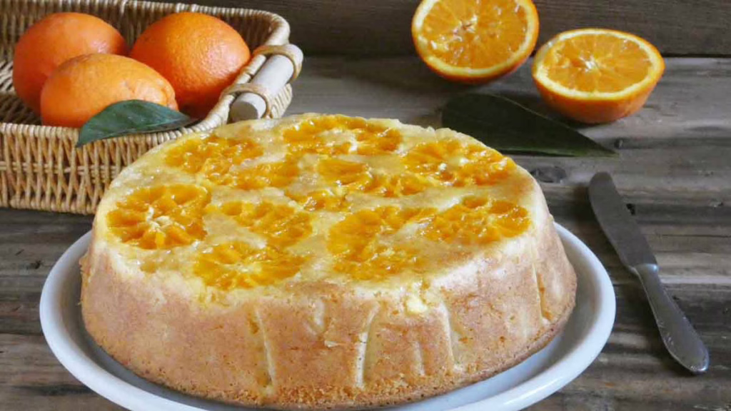gâteau renversé à l’orange