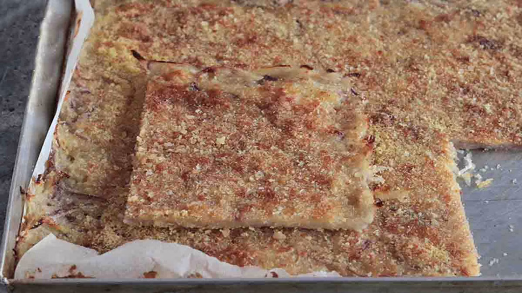 gratin de purée de pommes de terre et d'oignons