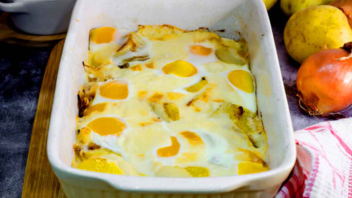 la meilleure recette de flan aux œufs avec pommes de terre et fromage