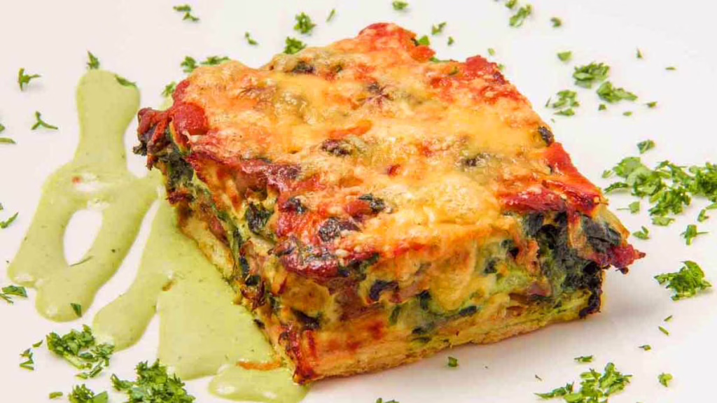lasagne au brocoli et aux saucisses