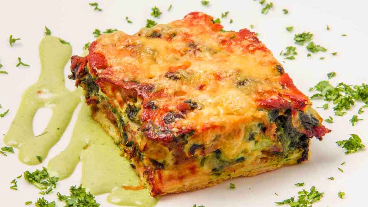 lasagne au brocoli et aux saucisses