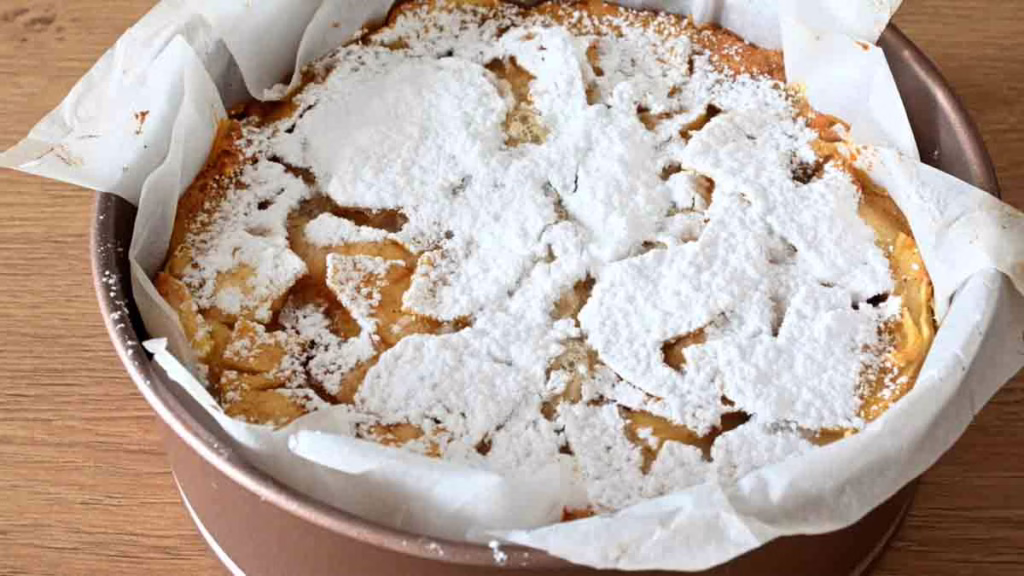 tarte façon flan aux pommes