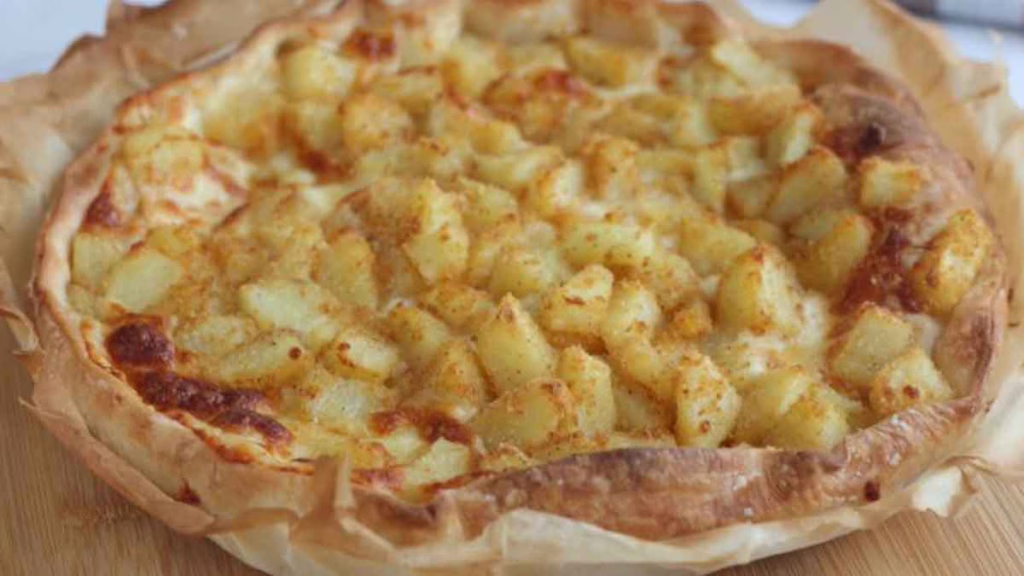 tarte salée aux pommes de terre