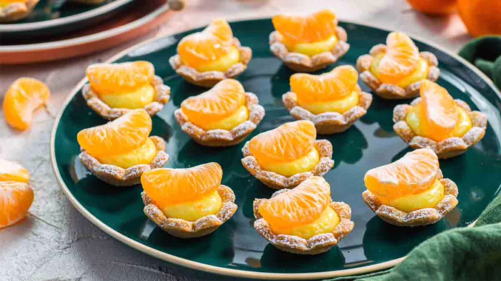 tartelettes à la mandarine d’hiver