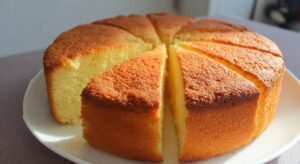 Avec 4 ingrédients en parts égales, j'ai fait ce gâteau moelleux et super bon