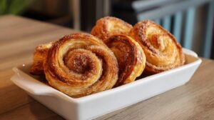 Avec de la pâte feuilletée et de la cannelle, ces spirales fondantes en 15 minutes