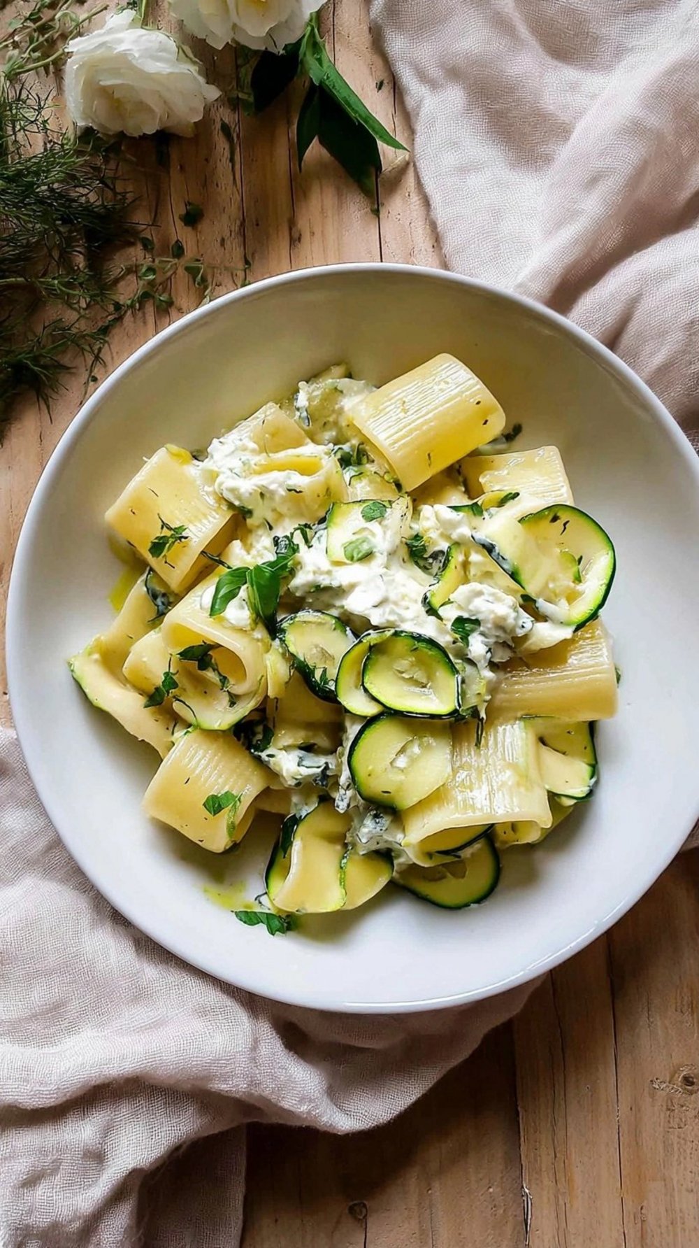 Avec de la ricotta et des courgettes, ce plat fondant est prêt en 15 minutes