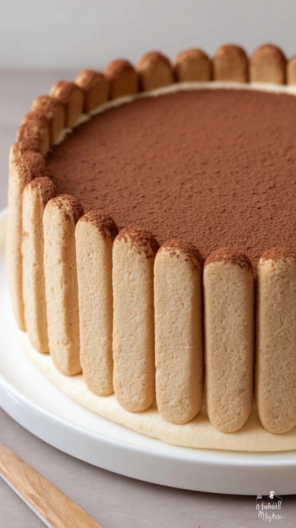 Avec du café et des boudoirs, j'ai préparé ce dessert crémeux sans cuisson
