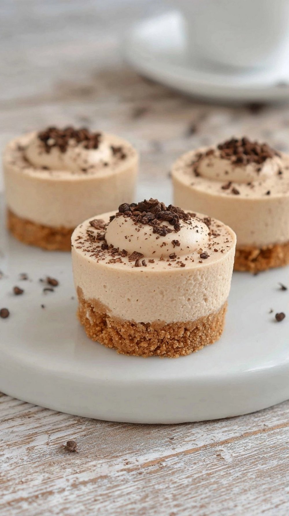 Voici un cheesecake au café crémeux et irrésistible, sans cuisson