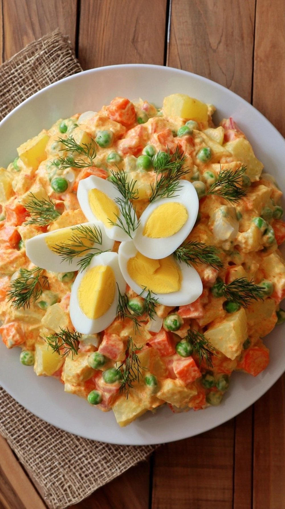 Voici une salade russe crémeuse et irrésistible, prête en 20 minutes
