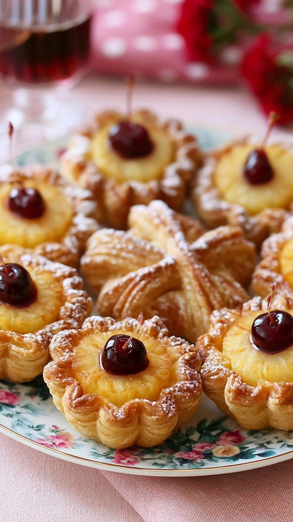 Feuilletés à l'ananas et aux griottes le dessert express qui cartonne en toutes saisons