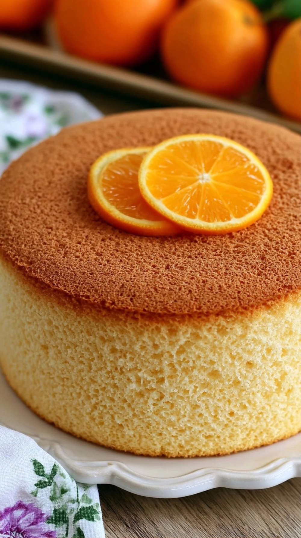 Génoise à l'orange ultra moelleuse et parfumée la base parfaite pour tous vos gâteaux de fête
