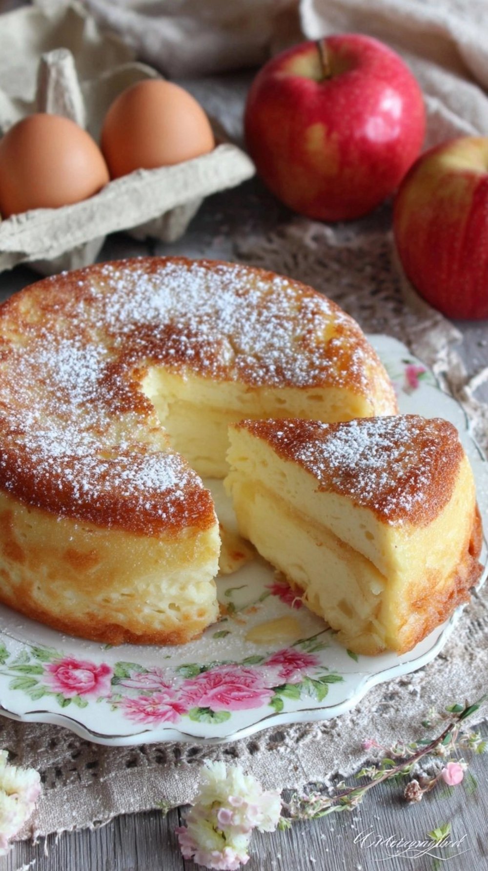 Gâteau pancake aux pommes cuit en poêle moelleux et rapide sans burro l'alternative gourmande aux pancakes classiques qui cartonne au petit-déjeuner