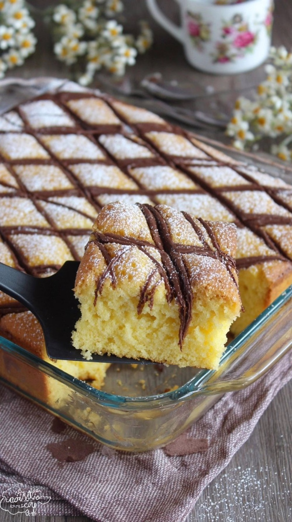 Gâteau piumino au Nutella ultra moelleux et aérien le dessert réconfortant qui rivalise avec le tiramisu