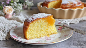 Gâteau piumino à la crème moelleux et aérien le dessert réconfortant parfait pour toute la famille