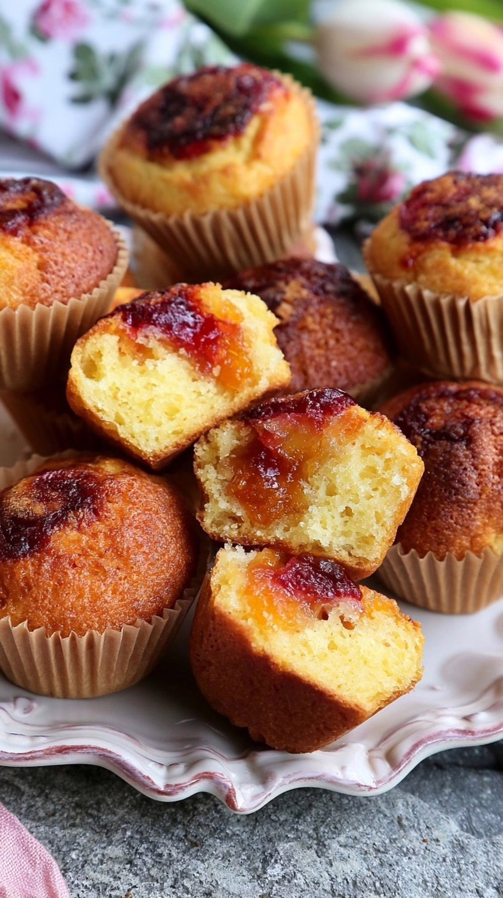 Muffins à la confiture et au yaourt moelleux et inratables pour un petit-déjeuner gourmand