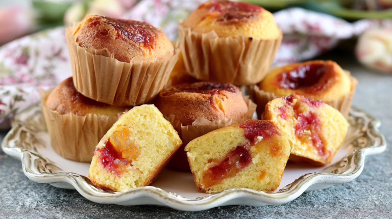 Muffins à la confiture et au yaourt moelleux et inratables pour un petit-déjeuner gourmand